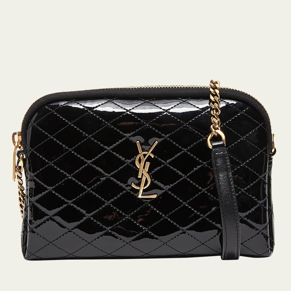 YSL Saint Laurent Gaby patent leather